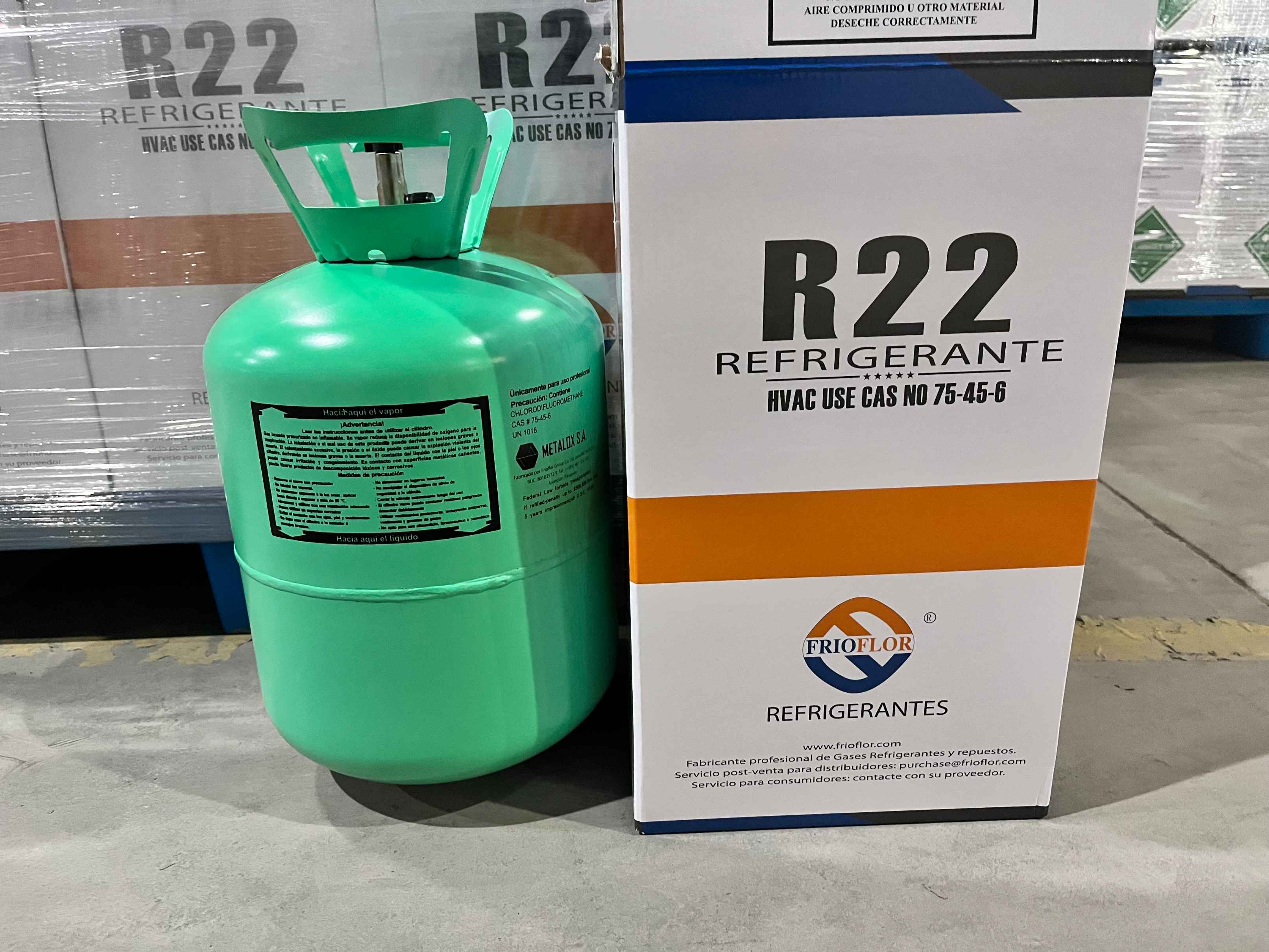 New Shipment of R22 and R134a Gas Successfully Delivered to Asuncion Paraguay