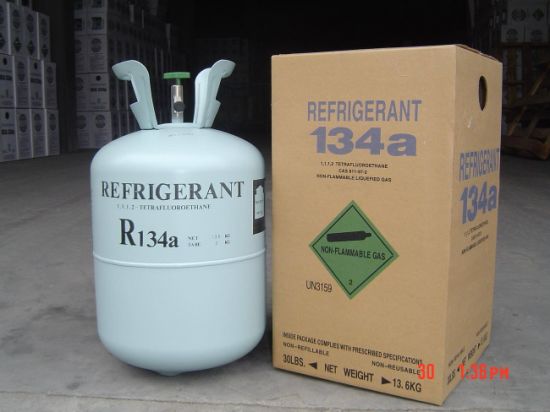 Ce Certified 13.6kg Disposable Cylinder Freon Gas R134A