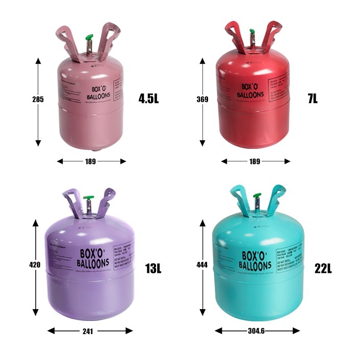 Balloon Helium Gas Kgs DOT Ce Certification 22.4L Helium Cylinder