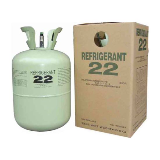 13.6kg Cylinder High Purity Freon R22 Refrigerant Gas