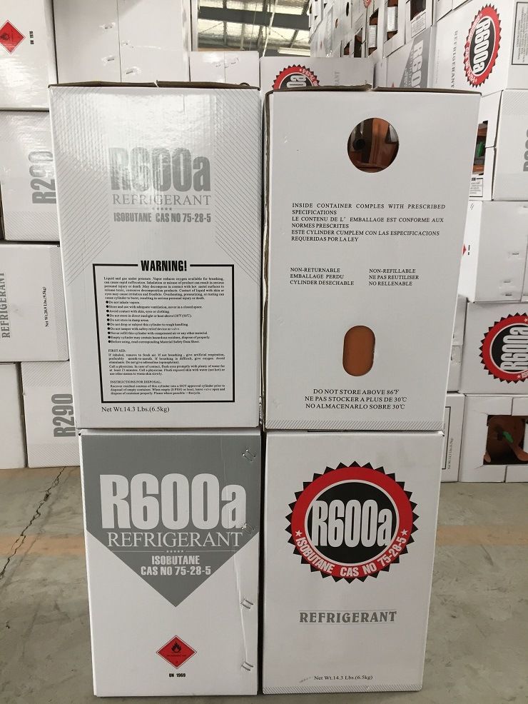 Green Refrigerant Gas Isobutane 6.5kg R600A