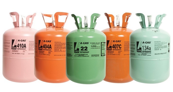 Sell different types of refrigerant gases.