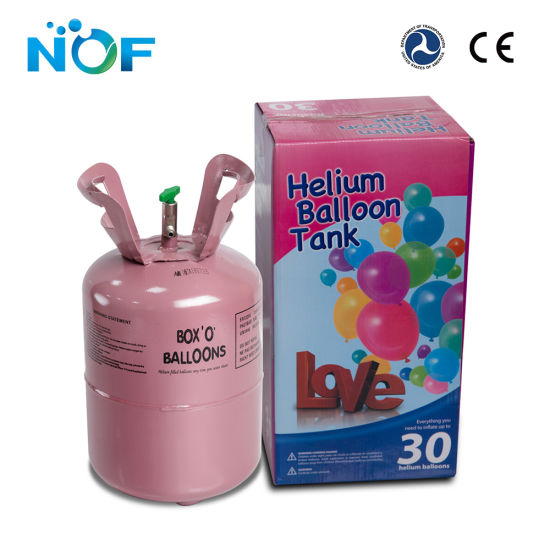Ce DOT Certified 13.4L 30lb Balloon Helium Gas to Inflate 30PCS of 9" Latex Balloon