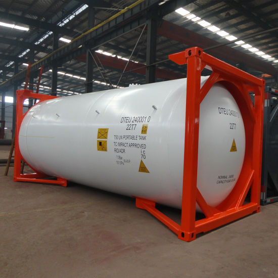 ISO Tank Package Refrigerant Gas (R407c R507 R404A R22 R134A R410A)