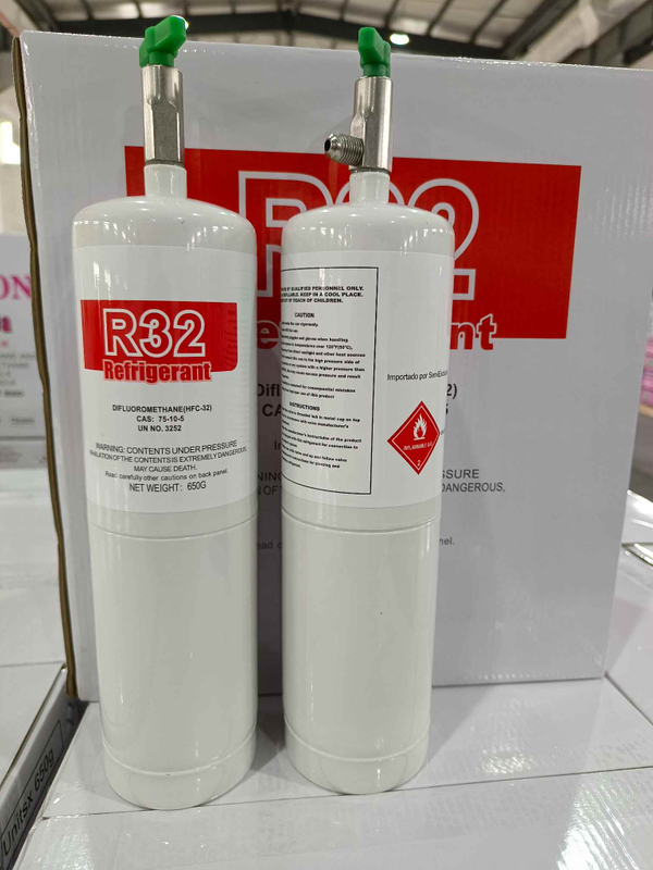 FRIOFLOR Produces R32 in 650g Canister Package In China