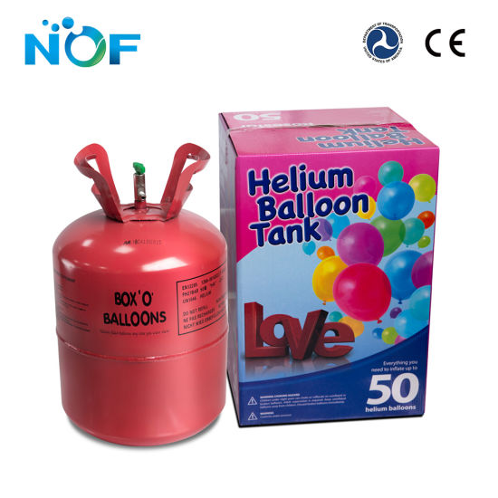 Low Pressure Helium Gas in 13.4L Kgs/Ce/DOT Certified Helium Tank