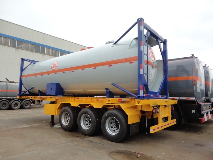 Freon gas in ISO tank shipment