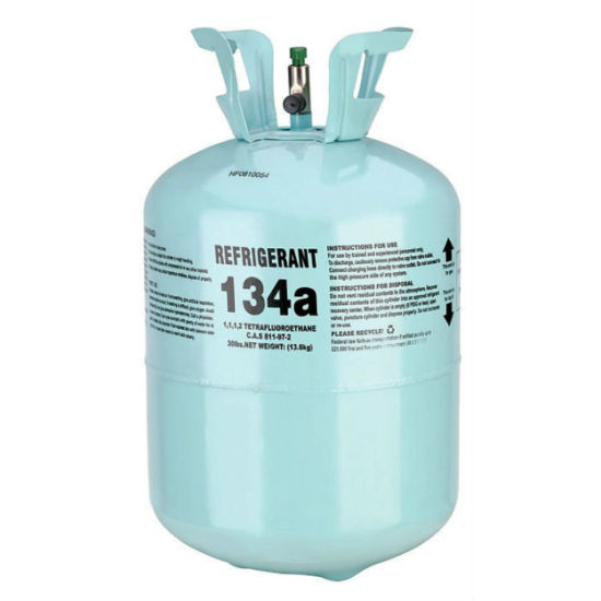 99.9% Purity 13.6kg/30lbs Disposable Cylinder Gas R134A