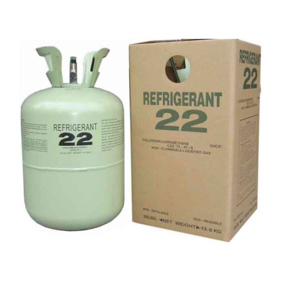 13.6kg Freon Gas R22, Refrigerant Gas R22 in Disposable Cylinder