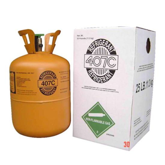 11.3kg Disposable Cylinder Mixed Freon Refrigerant Gas R407c