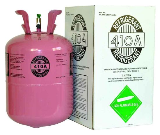 99.99% R410A Refrigerant Gas (small can / disposable cylinder / refillable cylinder)