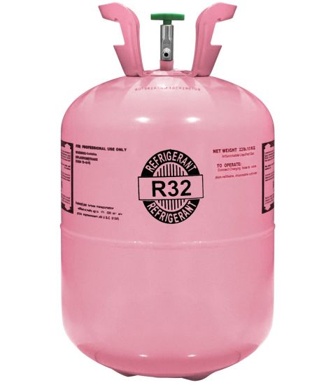 Factory Sale 11.3kg/30lbs Disposable Cylinder Freon R32 Refrigerant Gas R32