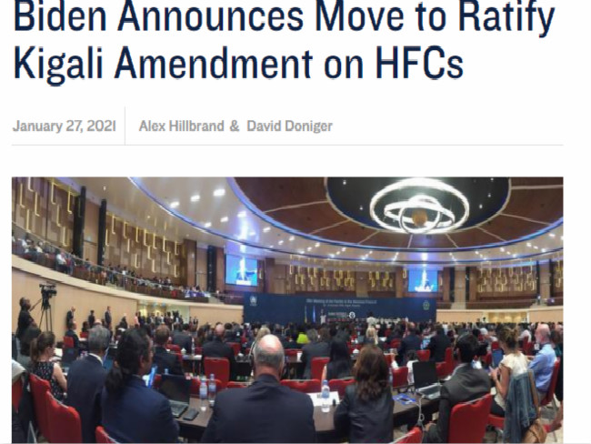 Amendment on HFCs
