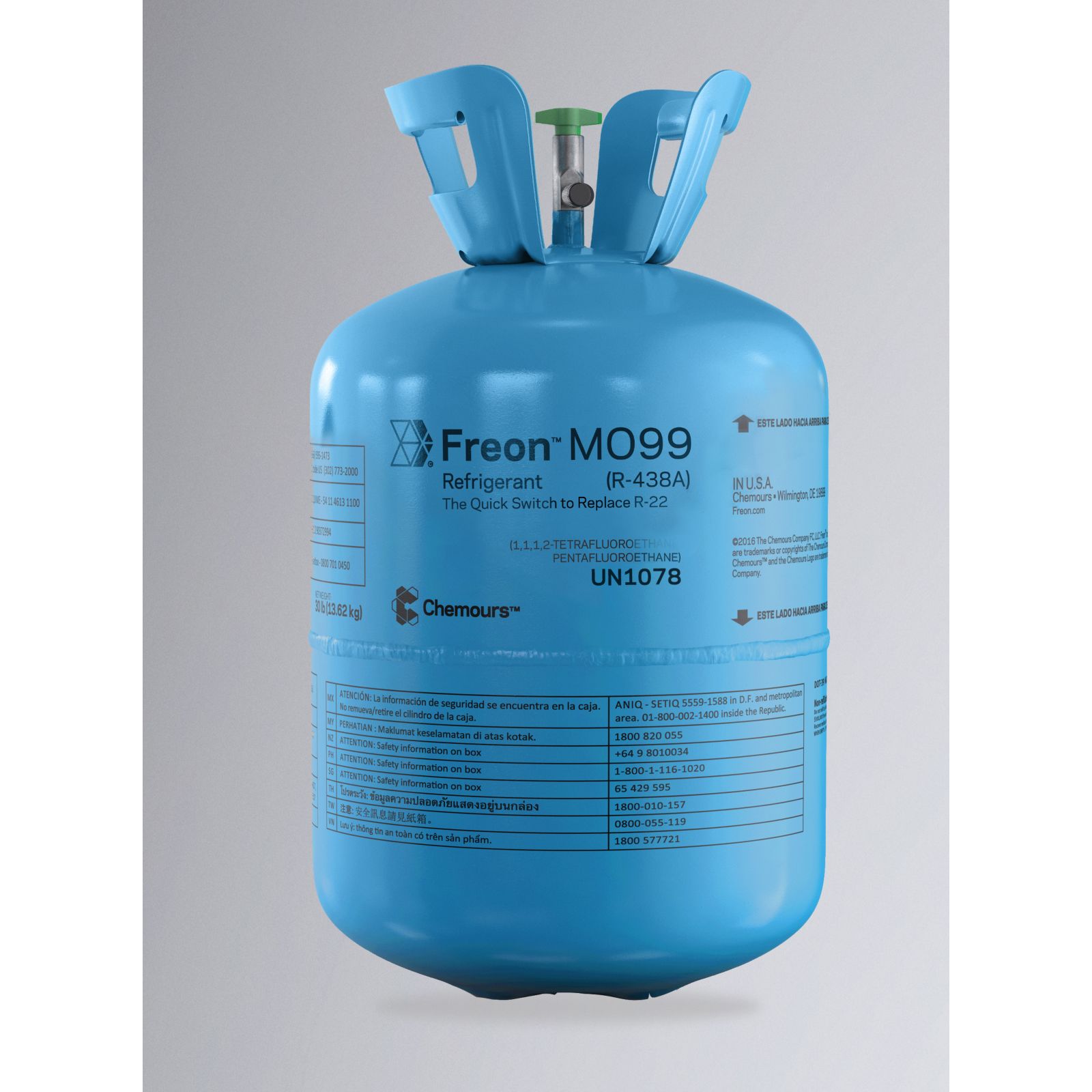 Produce Refrigerant Gas R438A in 11.3KG Cylinder