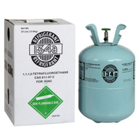 High Purity R134A Freon in 13.6kg Disposable Cylinder